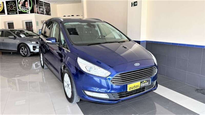 Azul Usado 2017 Ford Galaxy Titanium Monovolumen | 16.500 € (Precio justo) - Imagen 1/4