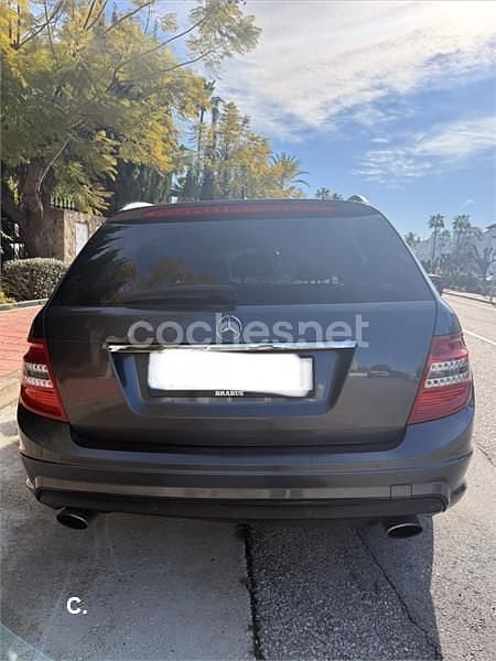 Usado Mercedes C320 Avantgarde 224 CV (164 kW) 2009 Gris / plata Familiar