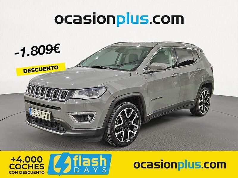 Gris / plata Usado 2021 Jeep Compass Limited SUV | 18.450 € (Precio justo) - Imagen 1/4