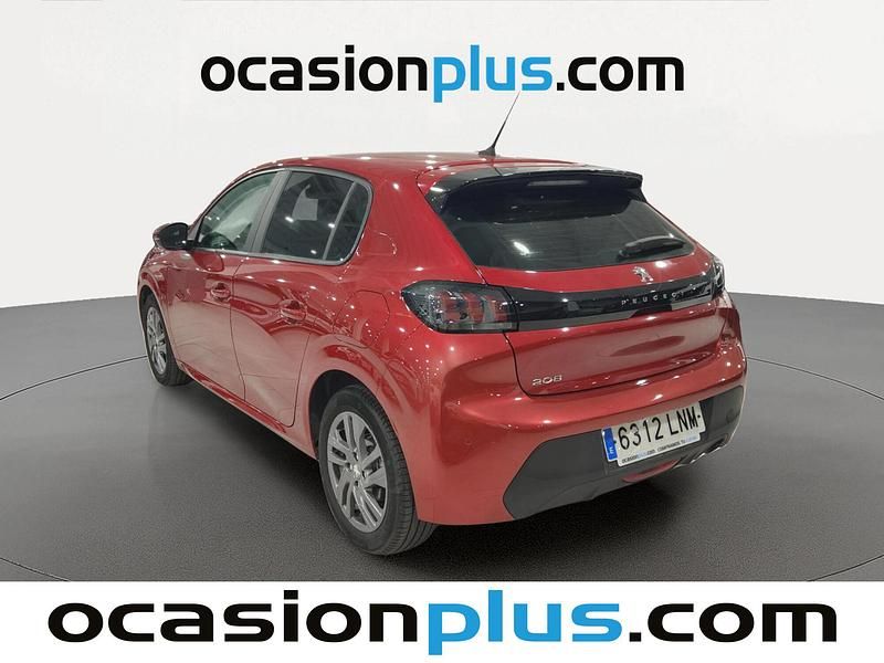 Usado Peugeot 208 Active 100 CV (73 kW) 2021 Rojo Utilitario