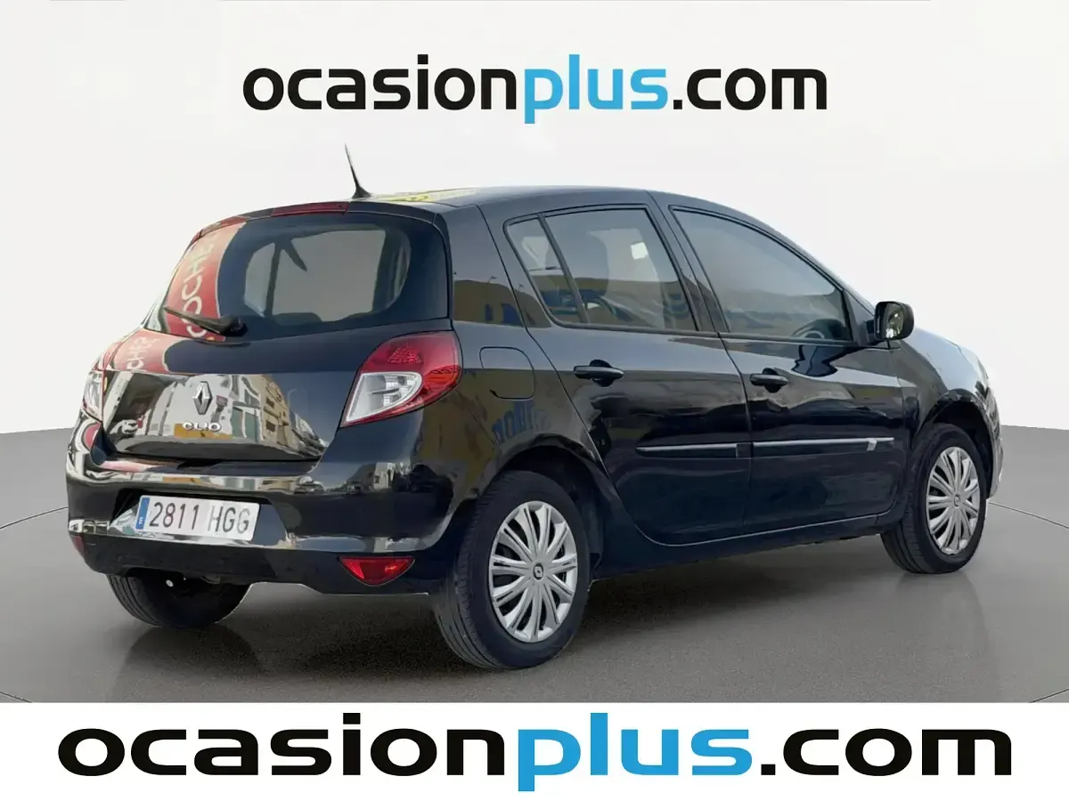 Usado Renault Clio 75 CV (55 kW) 2011 Negro Utilitario