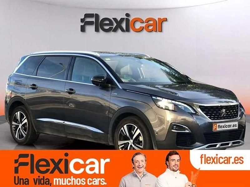 Gris Usado 2018 Peugeot 5008 GT-line SUV | 16.490 € (Buen precio) - Imagen 1/4