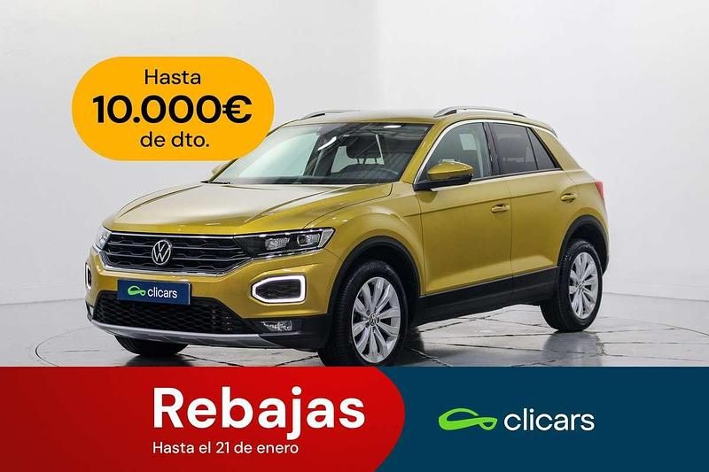 Amarillo Usado 2021 VW T-Roc Advance SUV | 20.490 € (Super precio) - Imagen 1/4