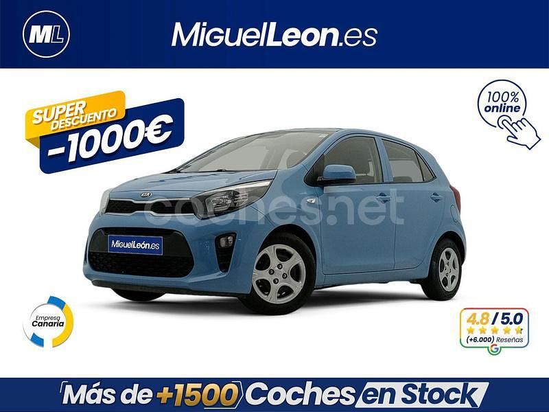 Azul Usado 2021 Kia Picanto Utilitario | 10.985 € (Precio justo) - Imagen 1/3