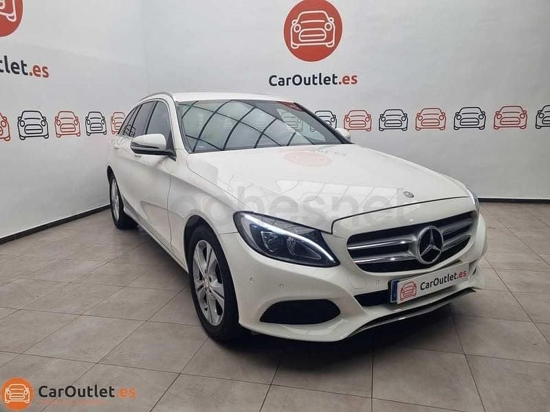Usado Mercedes C220 170 CV (125 kW) 2016 Blanco Familiar