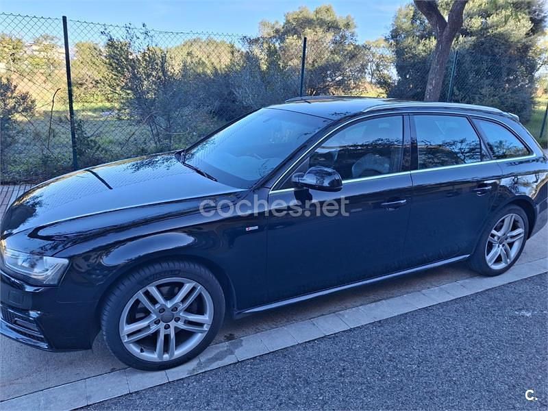 Usado Audi A4 S-Line 150 CV (110 kW) 2014 Negro Familiar