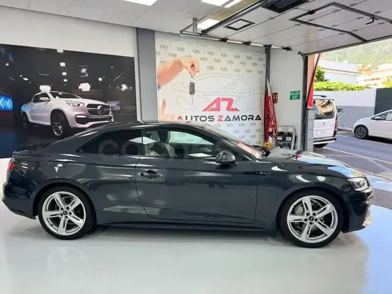 Usado Audi A5 S-Line 218 CV (160 kW) 2018 Negro Coupe
