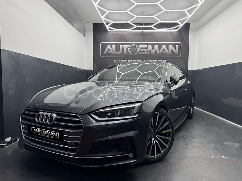 Usado Audi A5 S-Line 190 CV (139 kW) 2019 Gris / plata Coupe