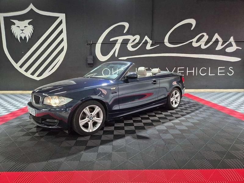 Azul Usado 2008 BMW 120 Cabriolet Descapotable | 9995 € (Precio justo) - Imagen 1/4