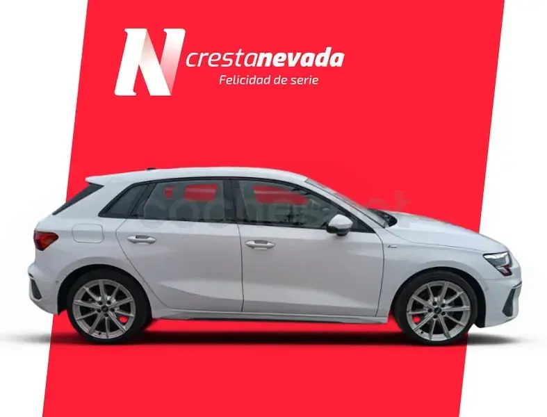 Usado Audi A3 S-Line 150 CV (110 kW) 2023 Blanco Berlina