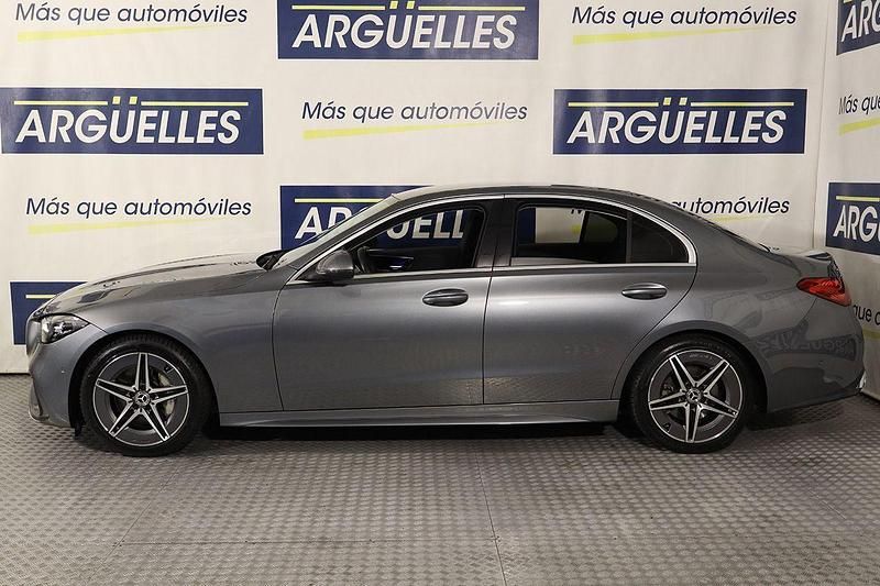 Usado Mercedes C200 AMG line 204 CV (150 kW) 2022 Gris Berlina