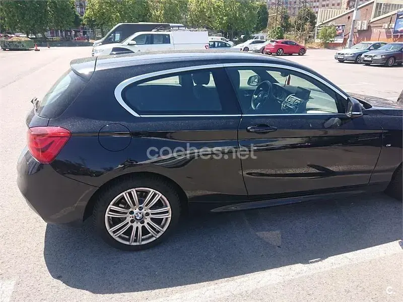 Usado BMW 116 116 CV (85 kW) 2016 Negro Utilitario