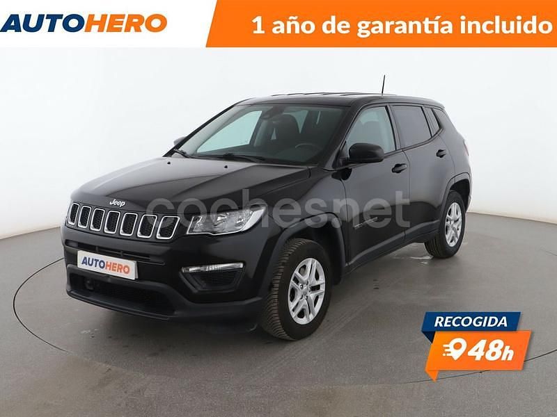 Negro Usado 2018 Jeep Compass Sport SUV | 17.399 € (Un poco caro) - Imagen 1/3