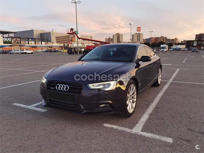 Negro Usado 2013 Audi A5 Sportback Berlina | 13.200 € (Buen precio) - Imagen 1/4
