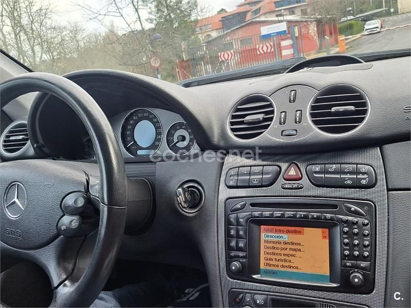Usado Mercedes CLK500 Avantgarde 306 CV (225 kW) 2002 Gris / plata Coupe