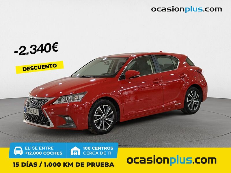 Rojo Usado 2018 Lexus CT200h Business Edition | 19.200 € (Precio justo) - Imagen 1/4