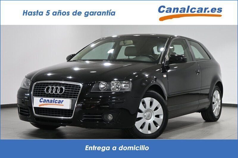 Negro Usado 2006 Audi A3 Attraction Utilitario | 6990 € (Precio justo) - Imagen 1/4