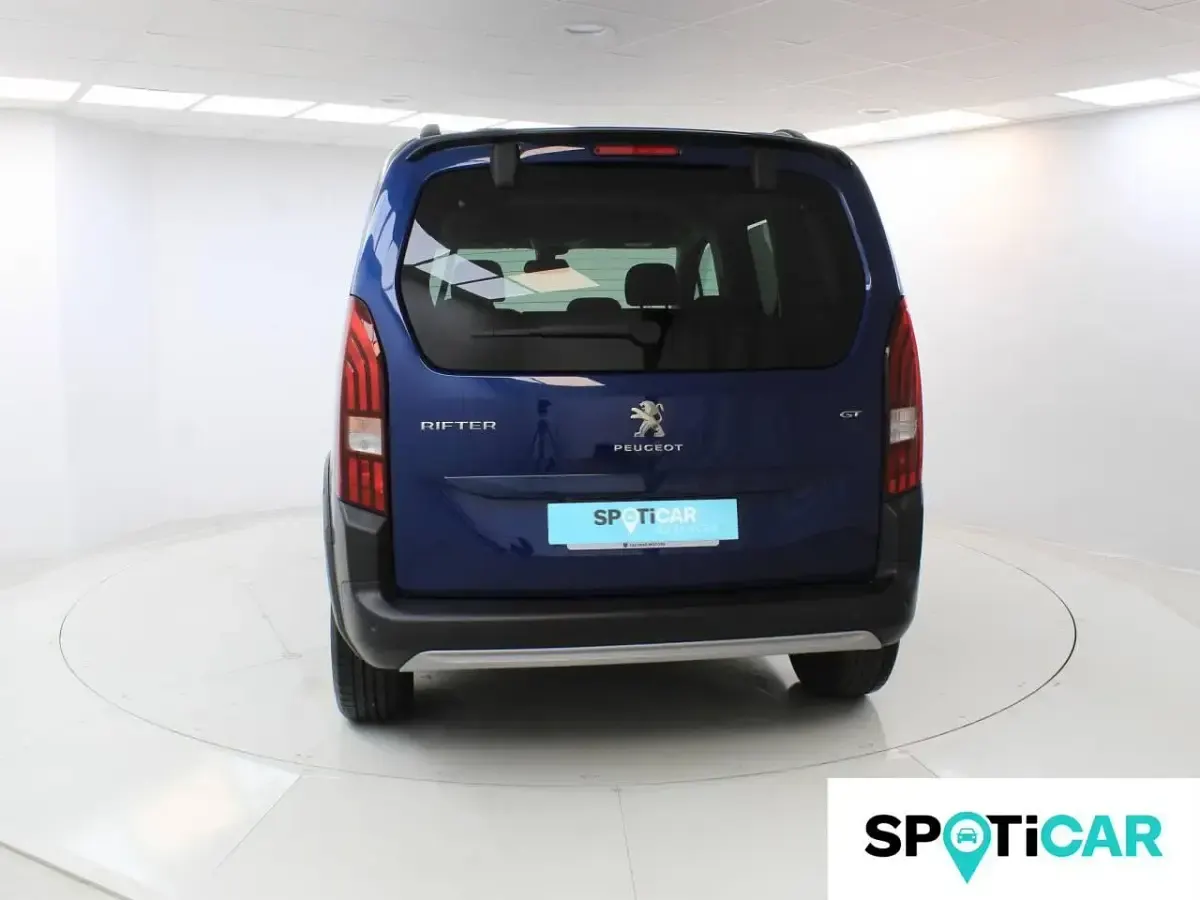 Usado Peugeot Rifter GT 130 CV (95 kW) 2022 Azul Monovolumen
