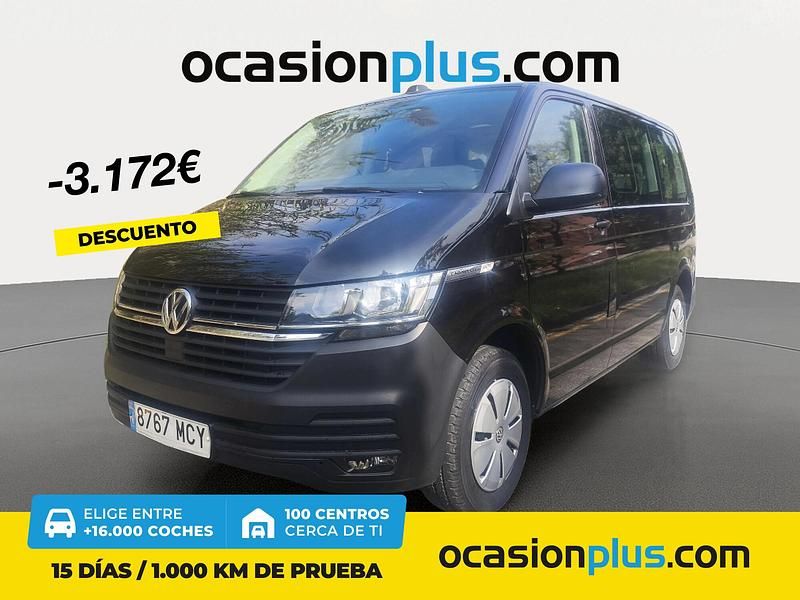 Negro Usado 2022 VW Caravelle Monovolumen | 34.900 € (Buen precio) - Imagen 1/4