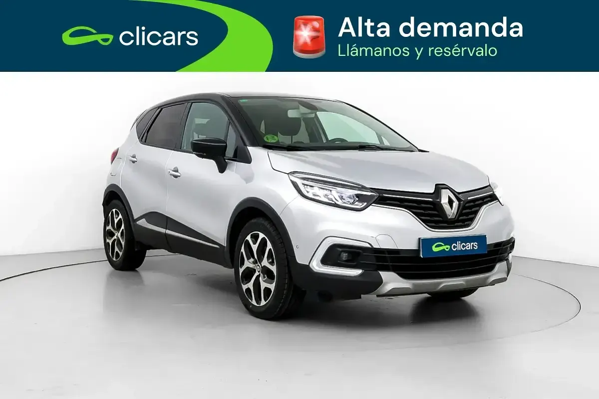 Usado Renault Captur Zen 130 CV (95 kW) 2019 Gris SUV