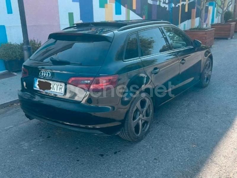 Usado Audi A3 S-Line 184 CV (135 kW) 2015 Negro Berlina