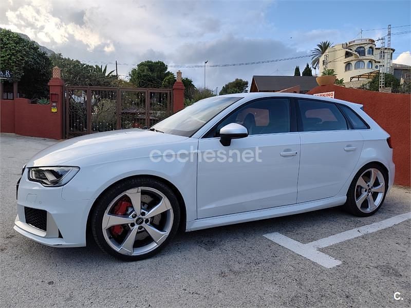 Usado Audi RS3 367 CV (269 kW) 2015 Blanco Berlina