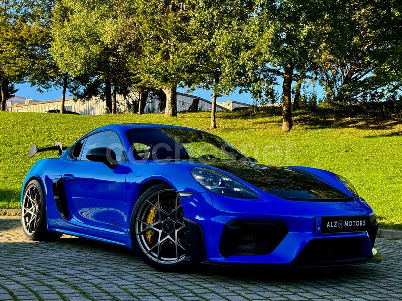 Azul Usado 2022 Porsche 718 Cayman GT4 Coupe | 194.990 € (Precio justo) - Imagen 1/4