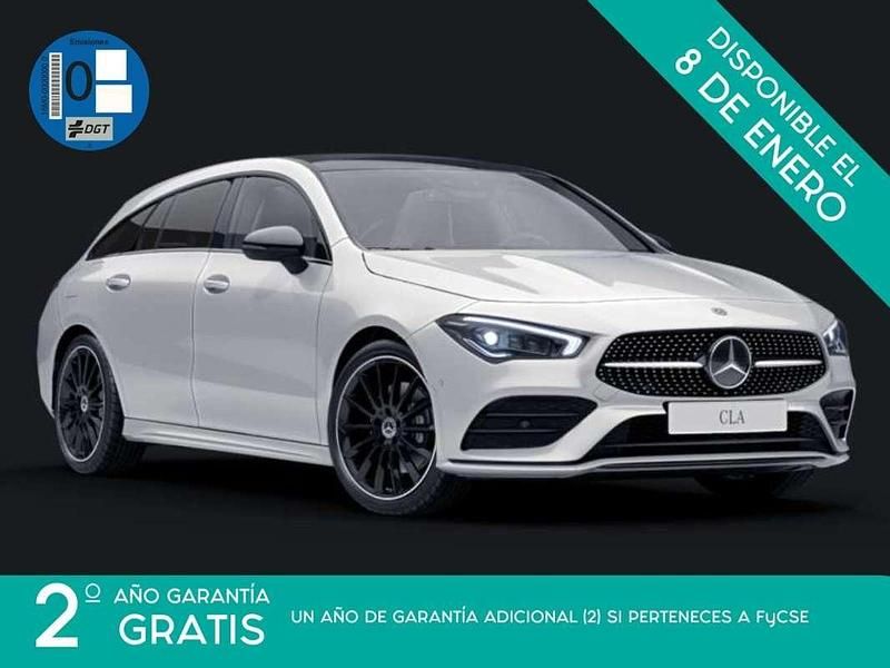 Blanco Usado 2021 Mercedes CLA250e Shooting Brake Familiar | 34.400 € (Precio justo) - Imagen 1/4