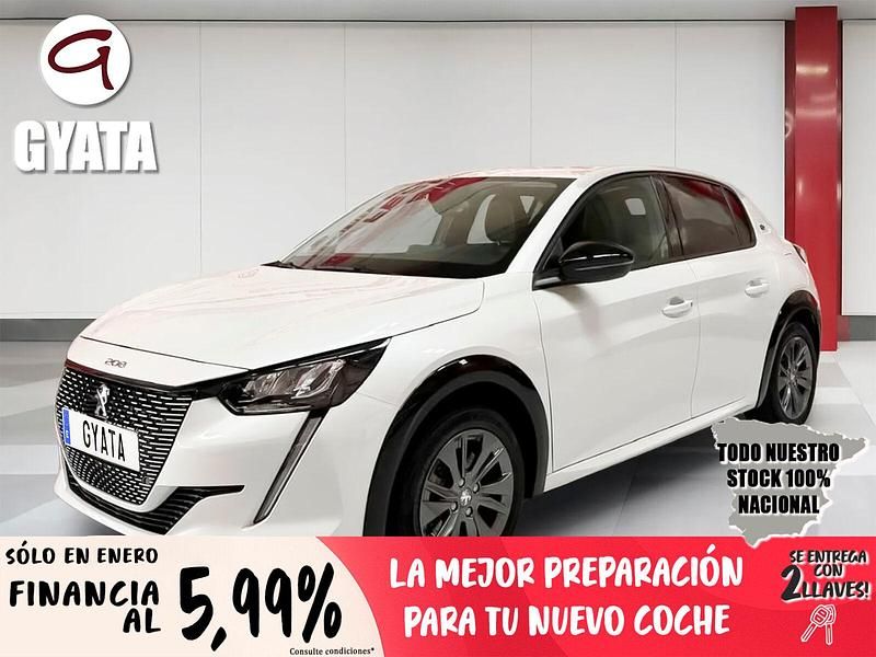 Blanco Usado 2022 Peugeot e-208 Allure Utilitario | 15.990 € (Buen precio) - Imagen 1/4