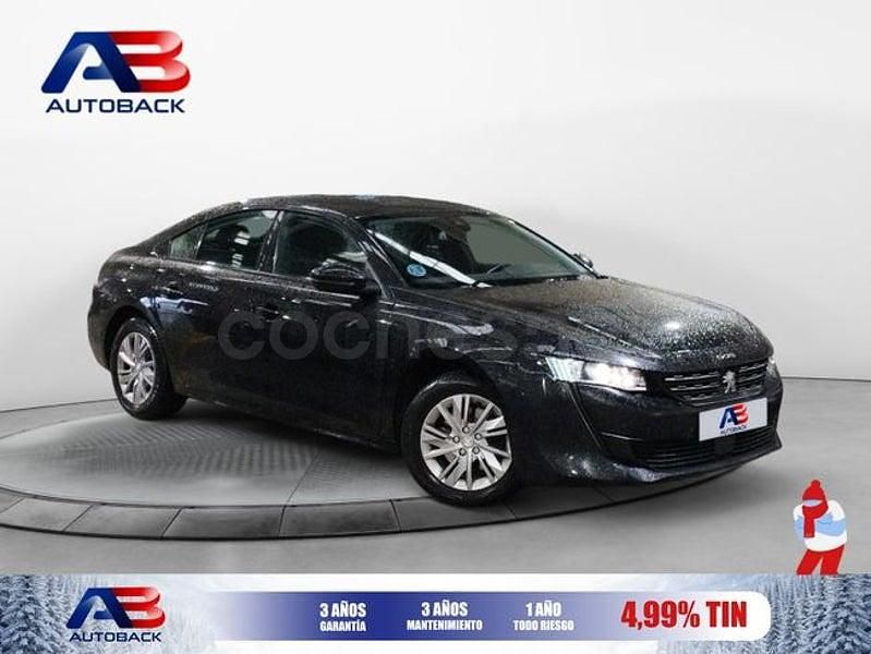 Usado Peugeot 508 Active 130 CV (95 kW) 2022 Negro Berlina