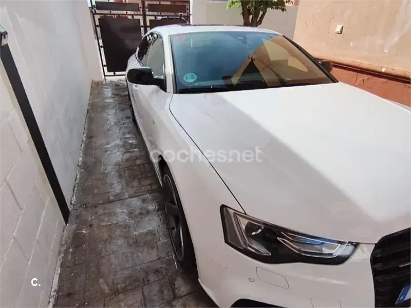 Usado Audi A5 Sportback S-Line 218 CV (160 kW) 2017 Blanco Utilitario