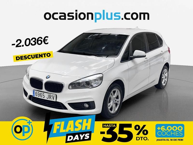 Blanco Usado 2016 BMW 218 Active Tourer Monovolumen | 13.450 € (Buen precio) - Imagen 1/4