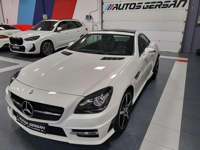 Usado Mercedes SLK200 184 CV (135 kW) 2015 Blanco Descapotable