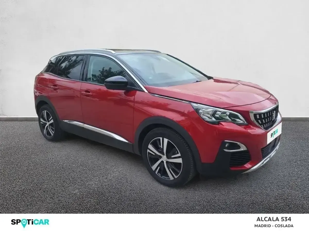 Usado Peugeot 3008 Allure 130 CV (95 kW) 2019 Rojo SUV