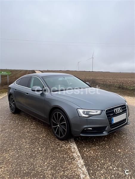Usado Audi A5 Sportback 211 CV (155 kW) 2013 Gris / plata Utilitario