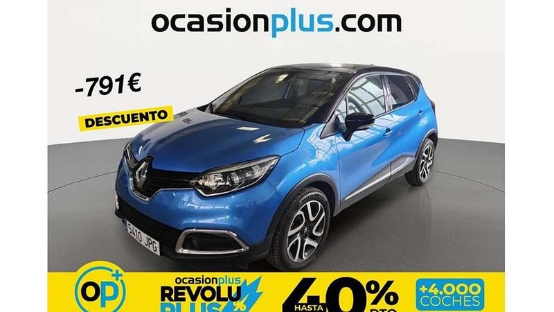 Usado Renault Captur Zen 90 CV (66 kW) 2016 Azul SUV