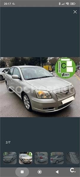 Usado Toyota Avensis Sol 129 CV (94 kW) 2006 Gris / plata Berlina