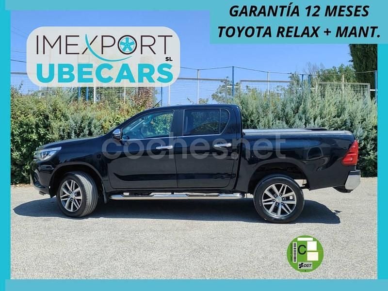 Negro Usado 2018 Toyota HiLux Recogida | 30.900 € (Precio justo) - Imagen 1/4