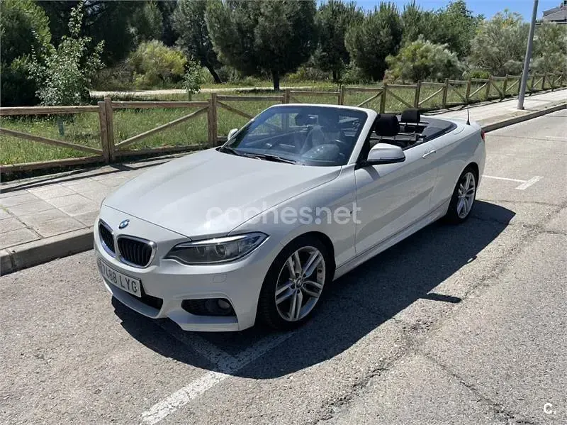 Usado BMW 218 M Sport 136 CV (100 kW) 2016 Blanco Descapotable