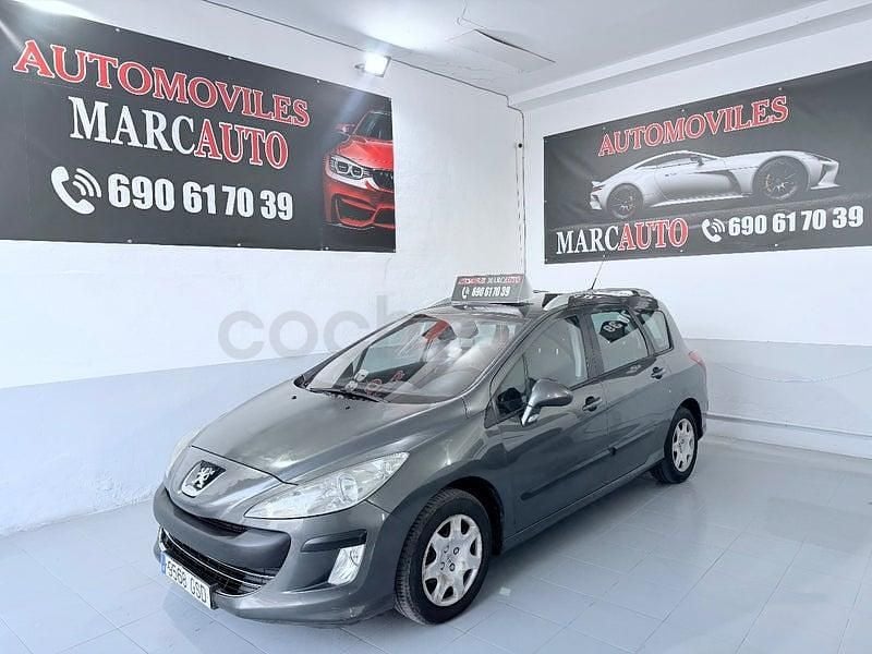 Usado Peugeot 308 SW 110 CV (80 kW) 2009 Gris / plata Familiar