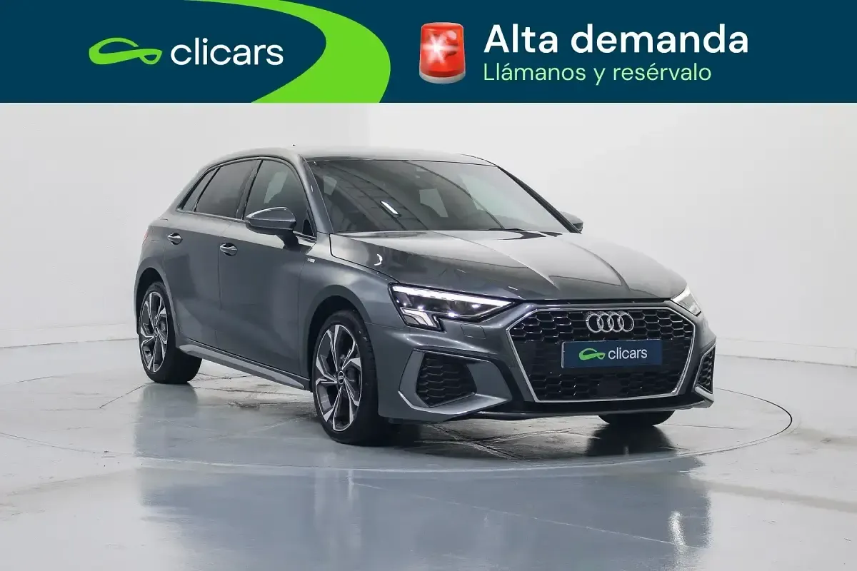Usado Audi A3 Sportback e-tron S-Line 150 CV (110 kW) 2022 Gris Utilitario