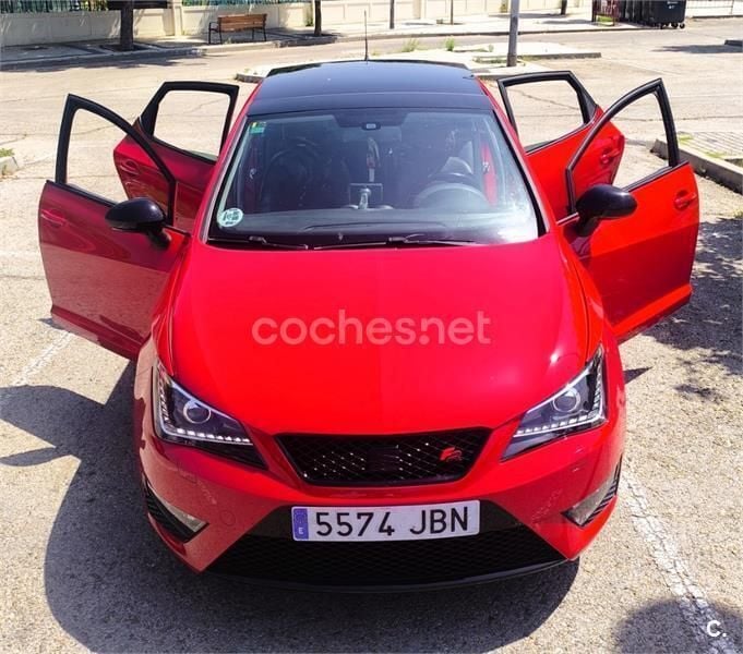 Rojo Usado 2014 Seat Ibiza FR Berlina | 8500 € (Buen precio) - Imagen 1/4
