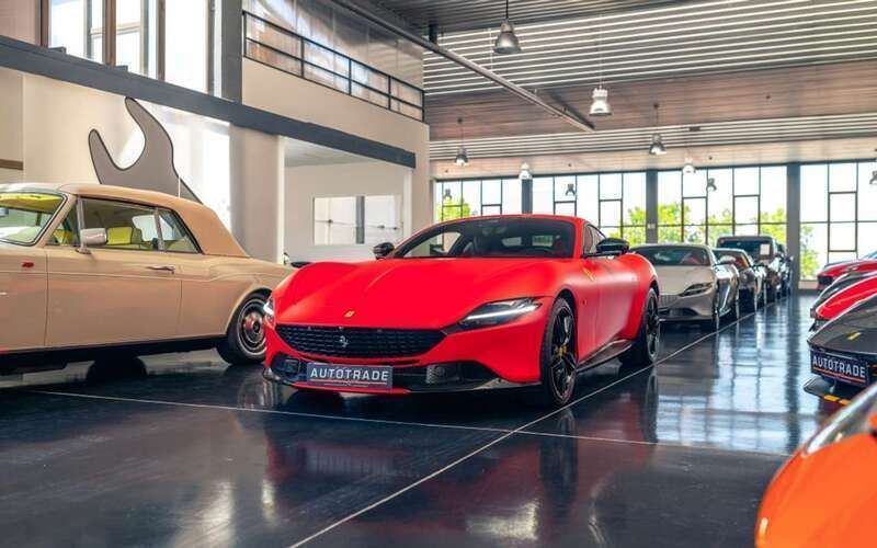 Naranja Usado 2021 Ferrari Roma Coupe | 209.000 € - Imagen 1/4