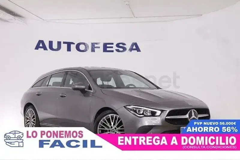 Usado Mercedes CLA220 Shooting Brake 190 CV (139 kW) 2021 Gris / plata Familiar