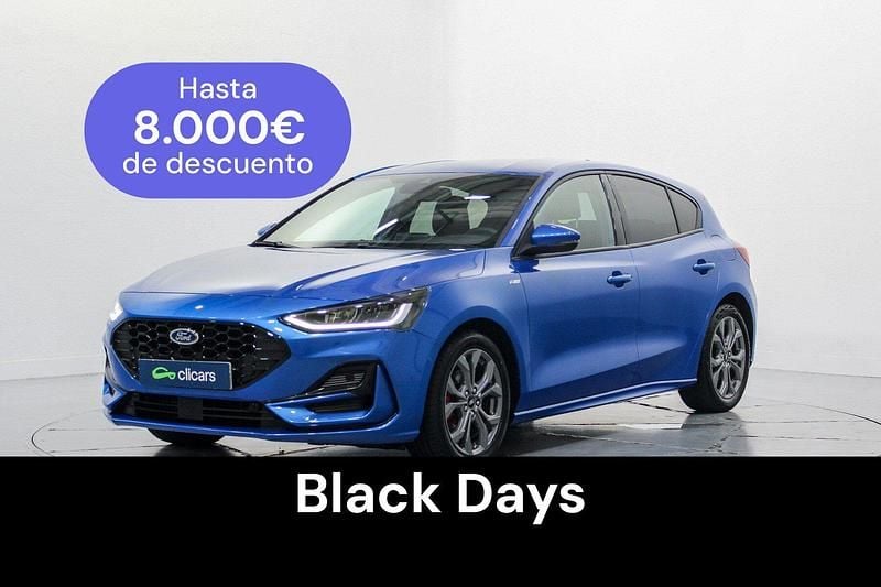 Azul Usado 2023 Ford Focus ST-Line Berlina | 16.990 € (Super precio) - Imagen 1/4