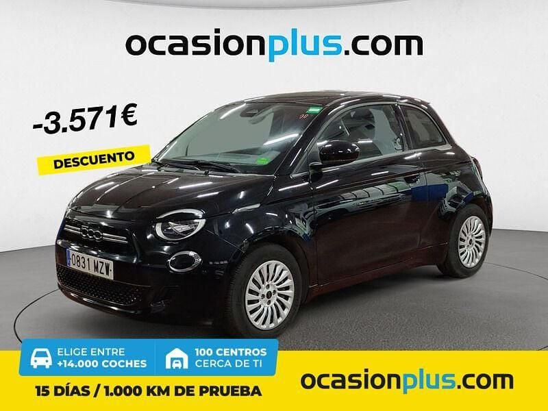 Negro Usado 2022 Fiat 500e Action Utilitario | 12.450 € (Precio justo) - Imagen 1/4