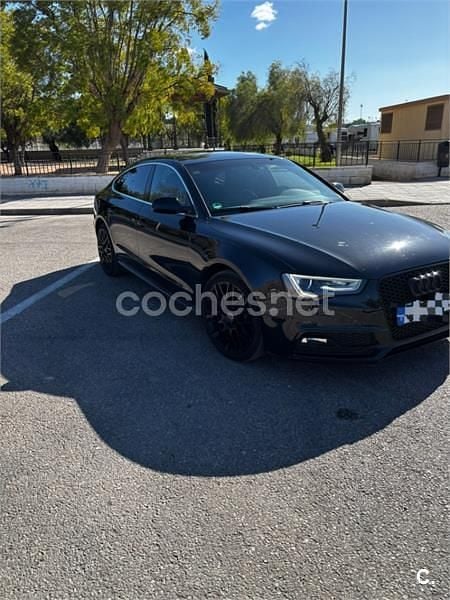 Usado Audi A5 Sportback S-Line 204 CV (150 kW) 2013 Negro Utilitario