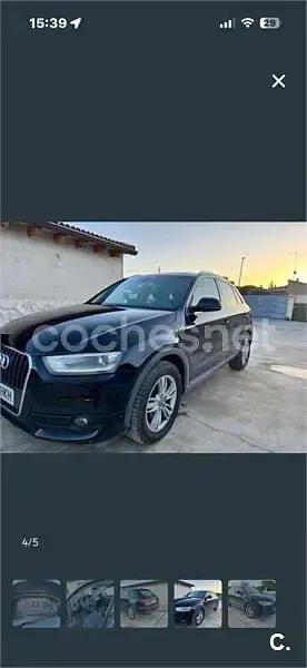 Usado Audi Q3 Ambition 140 CV (102 kW) 2012 Negro SUV
