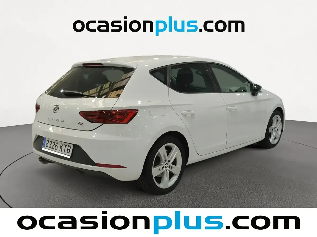 Usado Seat Leon FR 150 CV (110 kW) 2019 Blanco Berlina