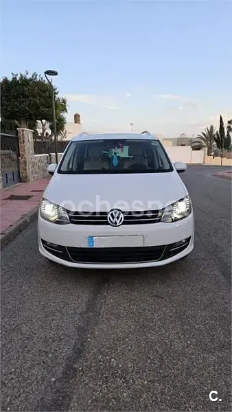 Usado VW Sharan Sport 177 CV (130 kW) 2014 Blanco Monovolumen